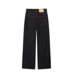 Acne Studios 1989 Loose-Fit Jeans – Dark Blue - Black Raw Denim