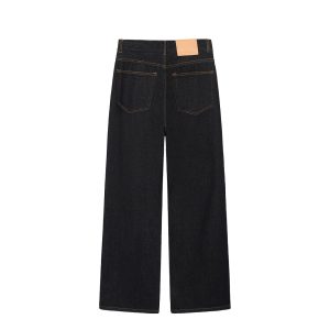 Acne Studios 1989 Loose-Fit Jeans – Dark Blue - Black Raw Denim