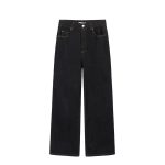 Acne Studios 1989 Loose-Fit Jeans – Dark Blue - Black Raw Denim