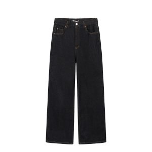 Acne Studios 1989 Loose-Fit Jeans – Dark Blue - Black Raw Denim