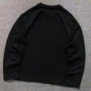 Acne Studios Circular Stencil Logo Long Sleeve T-Shirt