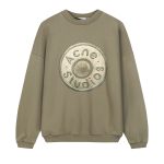 Acne Studios Coin Logo Print Sweatshirt