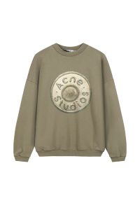 Acne Studios Coin Logo Print Sweatshirt