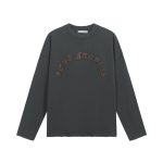 Acne Studios Gothic Logo Appliqué Long Sleeve T-Shirt.