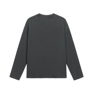 Acne Studios Gothic Logo Appliqué Long Sleeve T-Shirt.