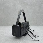 Acne Studios Multipocket Bow Leather Shoulder Bag