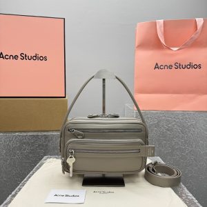 Acne Studios Multipocket Leather Shoulder Bag