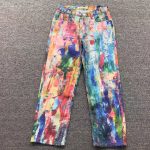 Acne Studios Oil Painting Canvas Print Jeans – Multicolor
