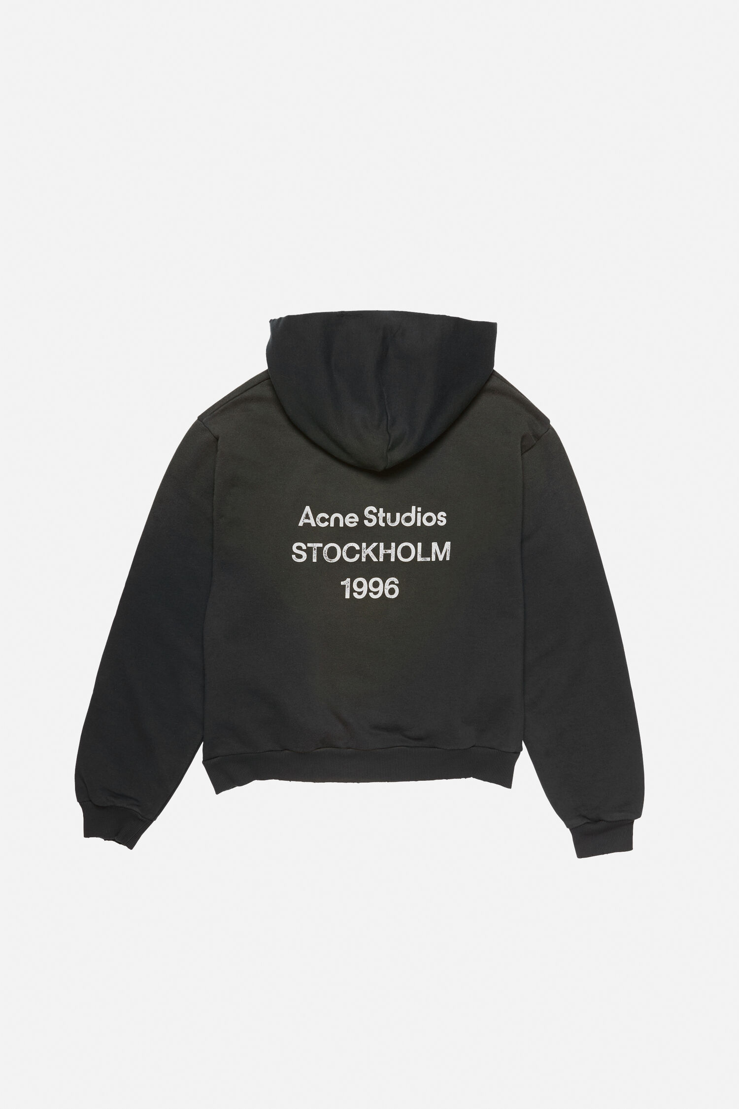 Acne Studios Oversized Cotton Hoodie – Black - Washed Black Acne Studios Oversized Cotton Hoodie – Black - Washed Black