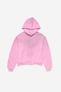 Acne Studios Oversized Cotton Hoodie – Light Pink