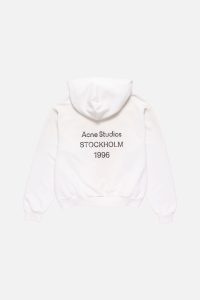 Acne Studios Oversized Cotton Hoodie – White