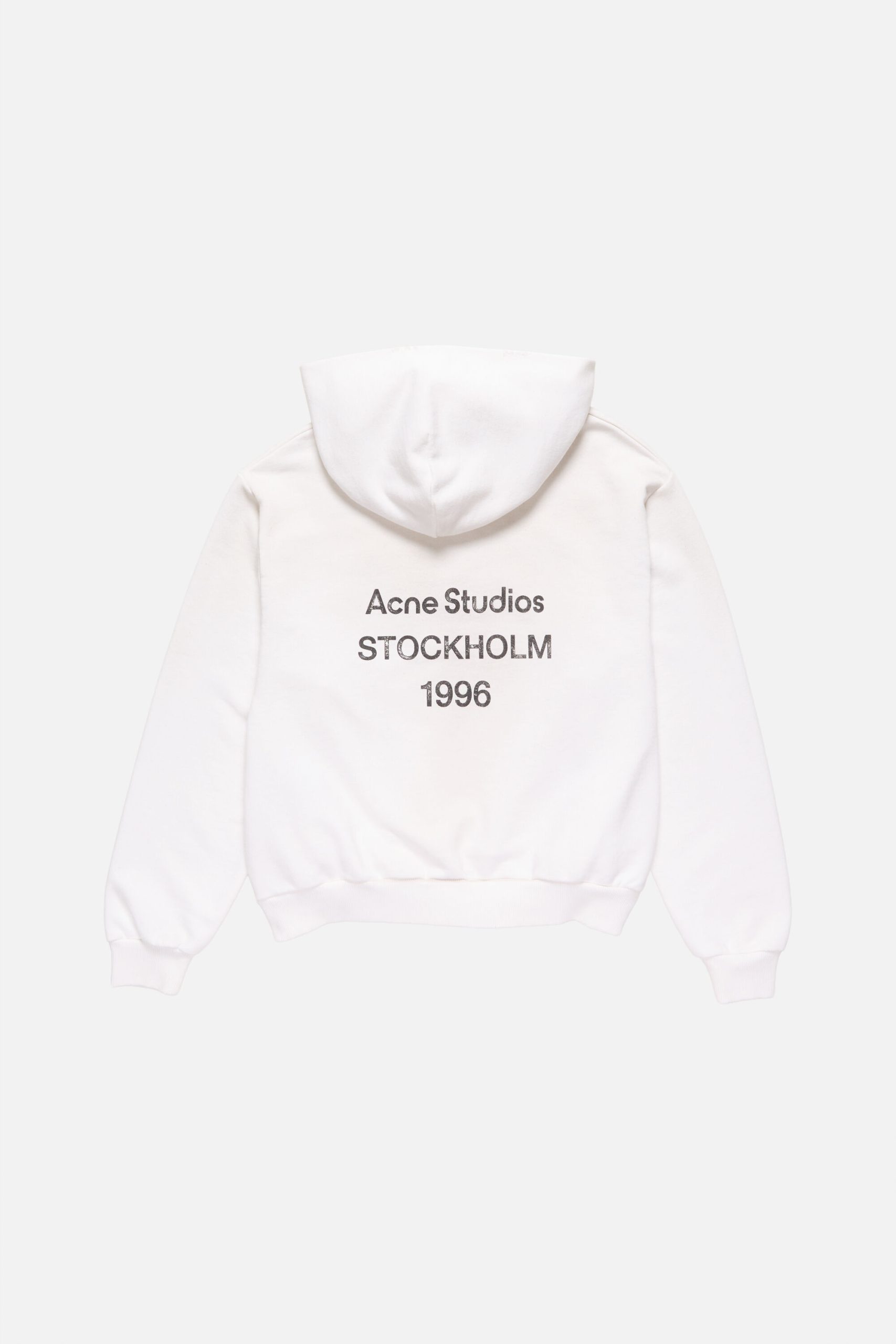 Acne Studios Oversized Cotton Hoodie – White Acne Studios Oversized Cotton Hoodie – White