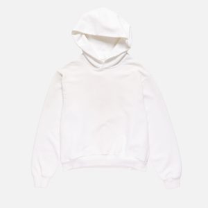 Acne Studios Oversized Cotton Hoodie – White