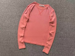 Acne Studios Ribbed 1996 Logo Long Sleeve T-Shirt.