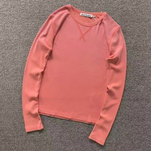 Acne Studios Ribbed 1996 Logo Long Sleeve T-Shirt.