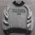 Acne Studios Sprayed 1996 Logo Knitted Jumper.