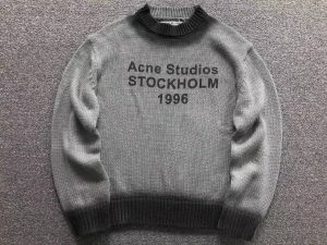 Acne Studios Sprayed 1996 Logo Knitted Jumper.