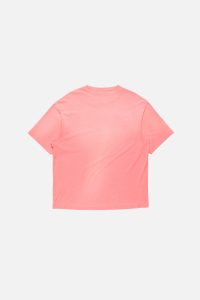 Acne Studios Stockholm 1996 Graphic T-Shirt – Coral - White