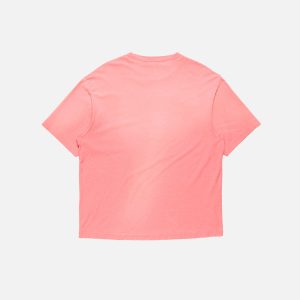 Acne Studios Stockholm 1996 Graphic T-Shirt – Coral - White