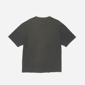 Acne Studios Stockholm 1996 Graphic T-Shirt – Dark Grey - White