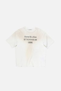 Acne Studios Stockholm 1996 Graphic T-Shirt – Off-White - Black
