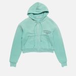 Acne Studios Stockholm 1996 Zip-Up Hoodie – Mint Green