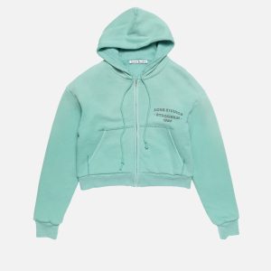 Acne Studios Stockholm 1996 Zip-Up Hoodie – Mint Green