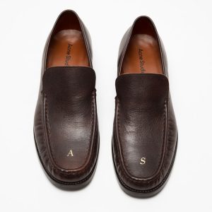 Soft Leather Slip-On Loafers
