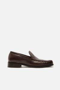 Soft Leather Slip-On Loafers