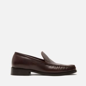 Soft Leather Slip-On Loafers